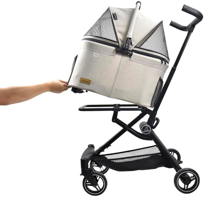 3-in-1 Pet Stroller and Travel System, Up to 30 lbs