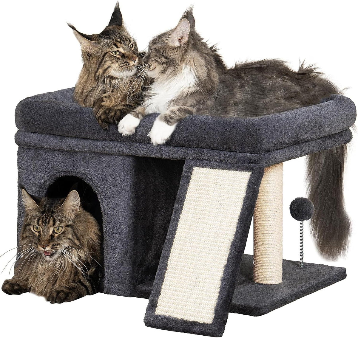 24 in Cat Tower with Perch, Condos and Scratching Post