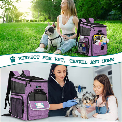PetAmi Pet Carrier Backpack for Dogs and Cats