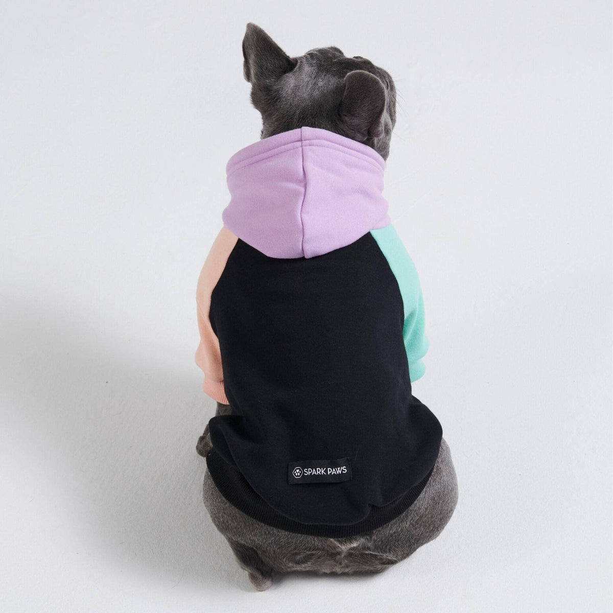 Cyber Punk graphic dog hoodie with fleece interior - view 3