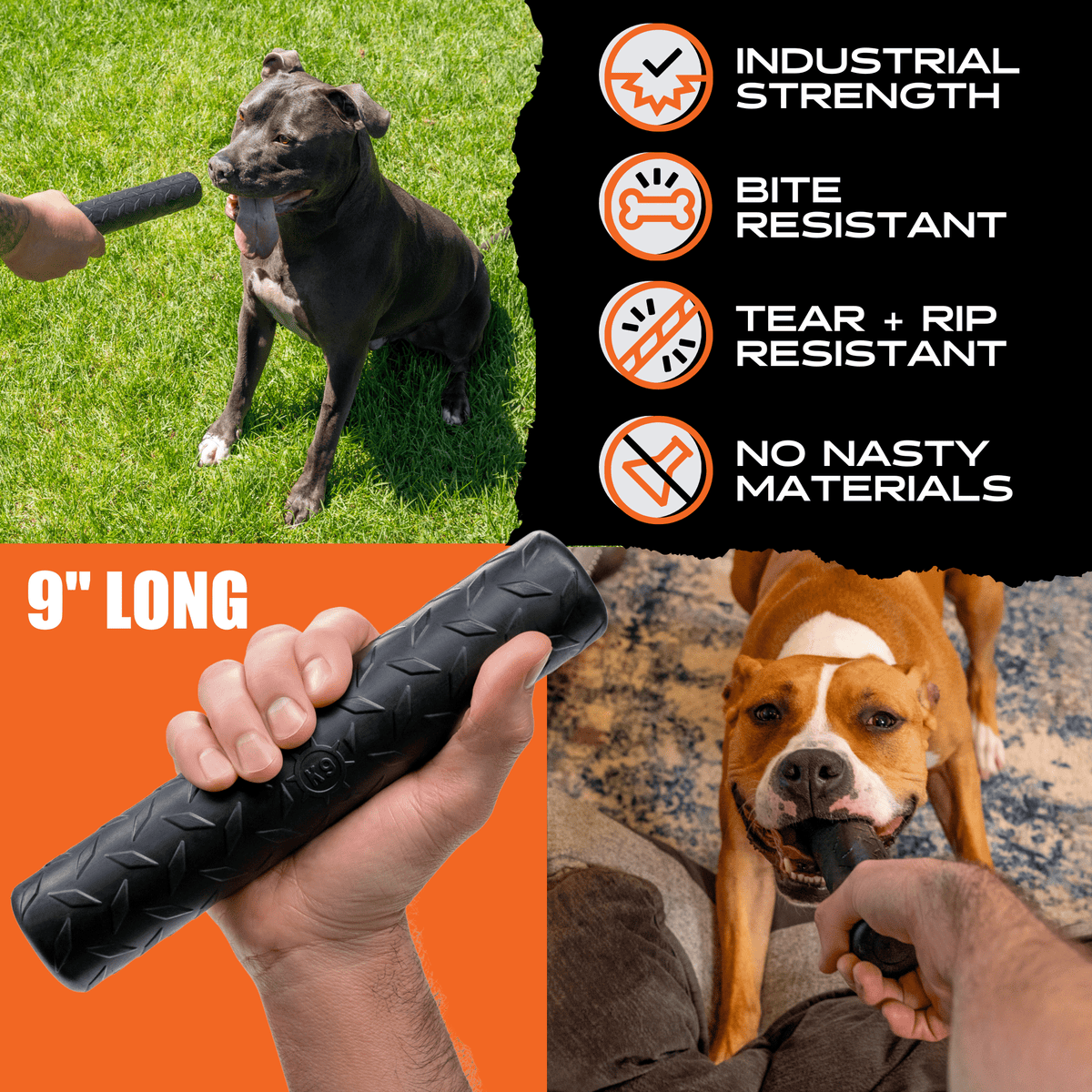 Natural Rubber Chew Stick for Medium and Large Dogs