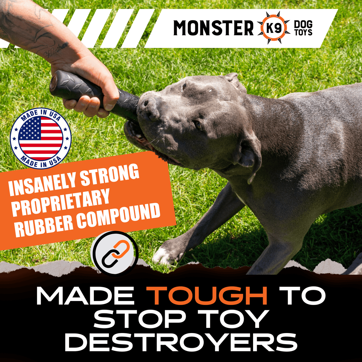 Natural Rubber Chew Stick for Medium and Large Dogs
