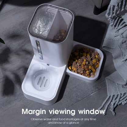 2-in-1 Automatic Pet Feeder and Water Dispenser
