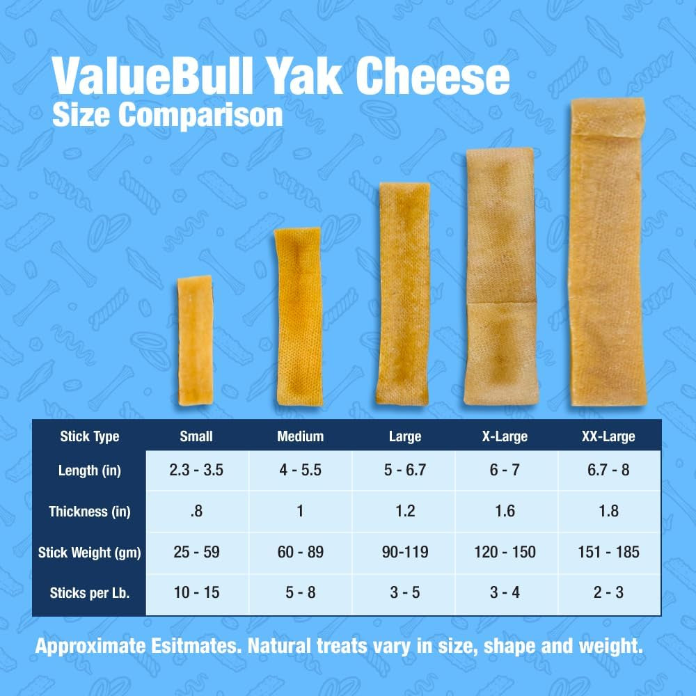 2 Lb Himalayan Yak Cheese Dog Chews