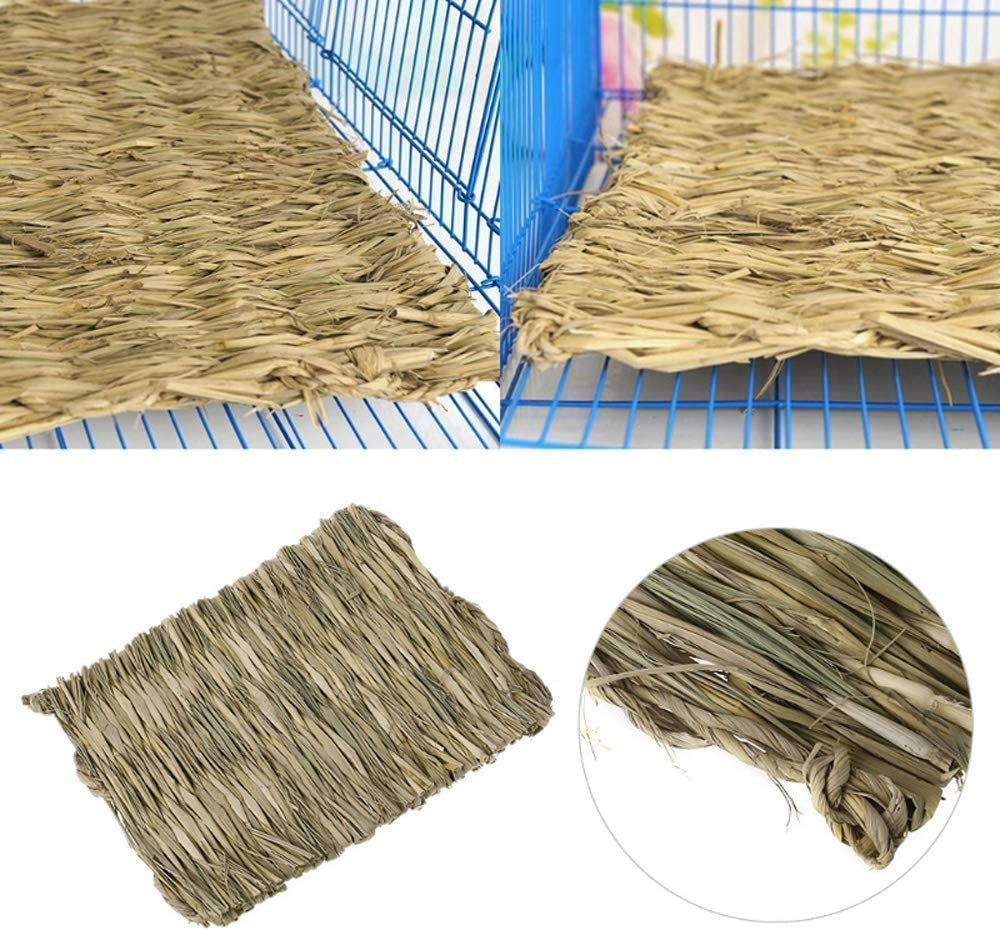 Hand-Woven Grass Chew Mats, 12 Pack