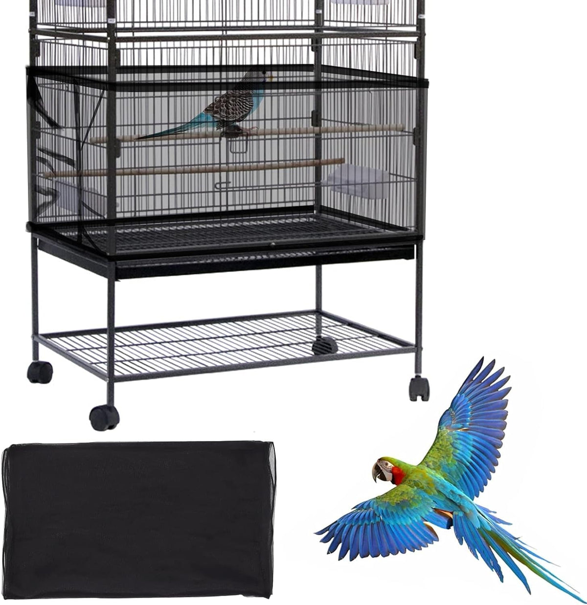 Bird Cage Cover and Seed Catcher Tidy
