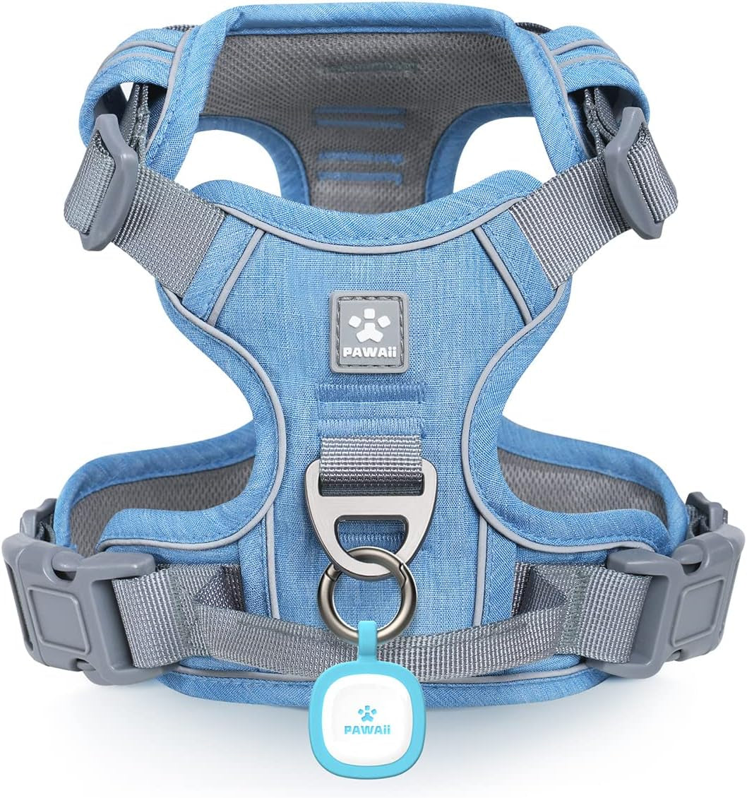 No-Pull Dog Harness with ID Tag for Small Dogs