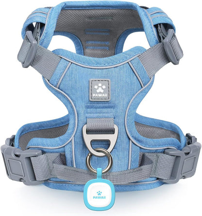 No-Pull Dog Harness with ID Tag for Small Dogs