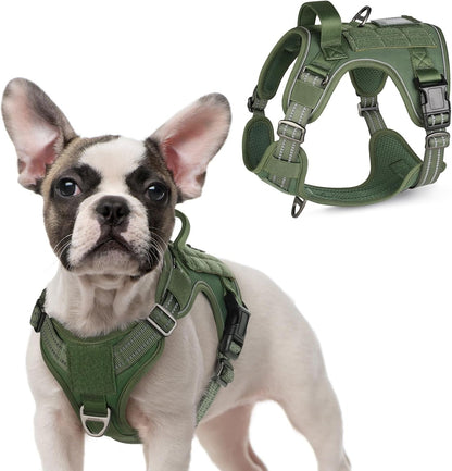 MOLLE Tactical No-Pull Dog Harness, Medium to Large