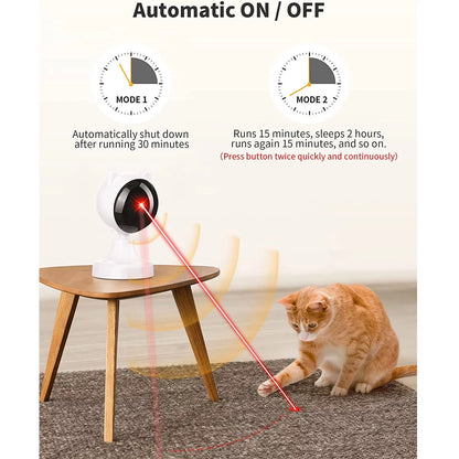 Automatic Cat Laser Toy for Indoor Play