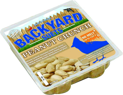 No Melt Suet Cakes, Peanut Butter Crunch, 12 Pack