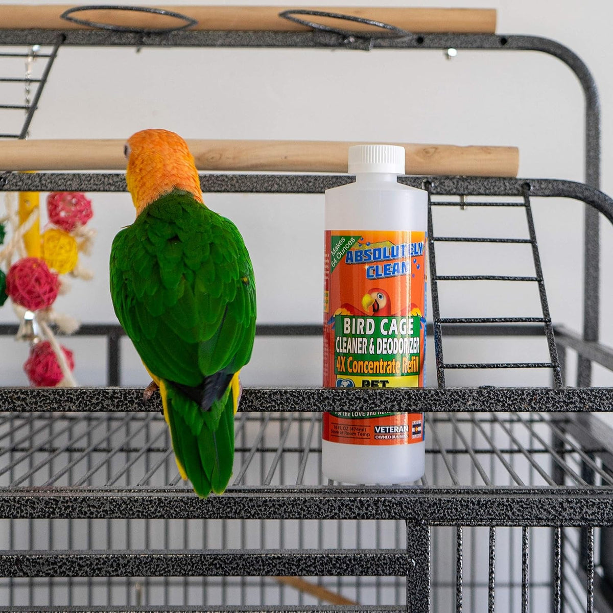 Bird Cage Cleaner and Deodorizer Concentrate, 16 oz