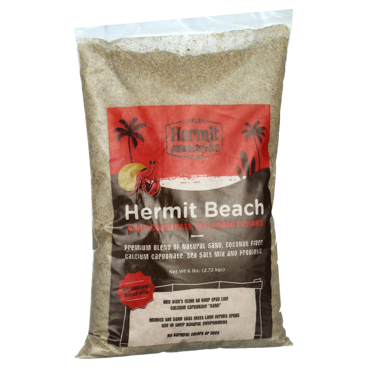 Natural Beach Sand Substrate for Hermit Crabs
