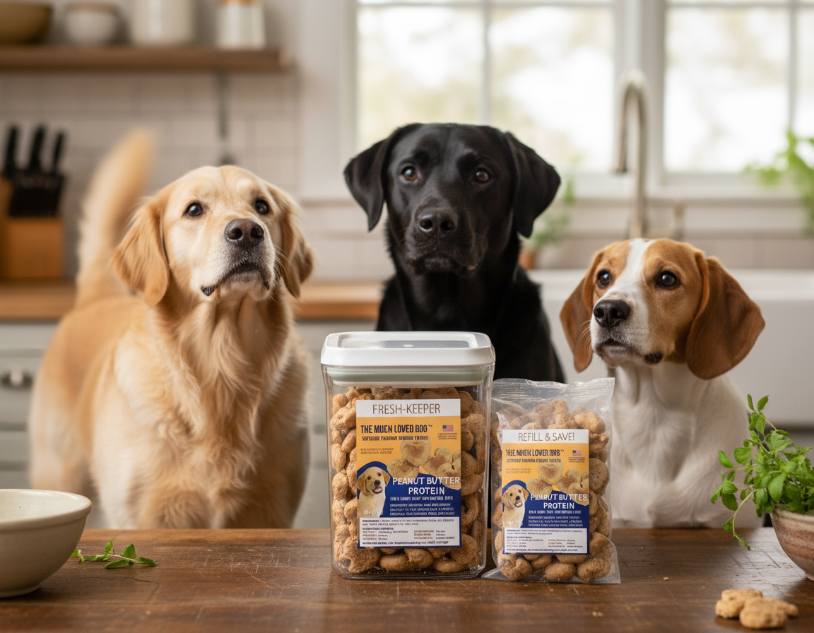 Much Loved Dog Peanut Butter Blast Treat Set