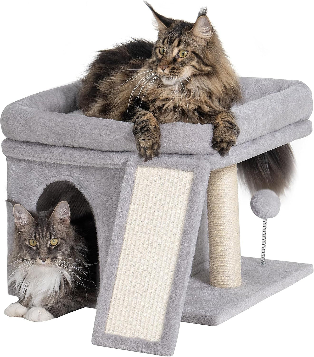24 in Cat Tower with Perch, Condos and Scratching Post