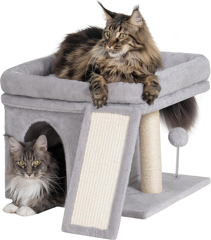24 in Cat Tower with Perch, Condos and Scratching Post