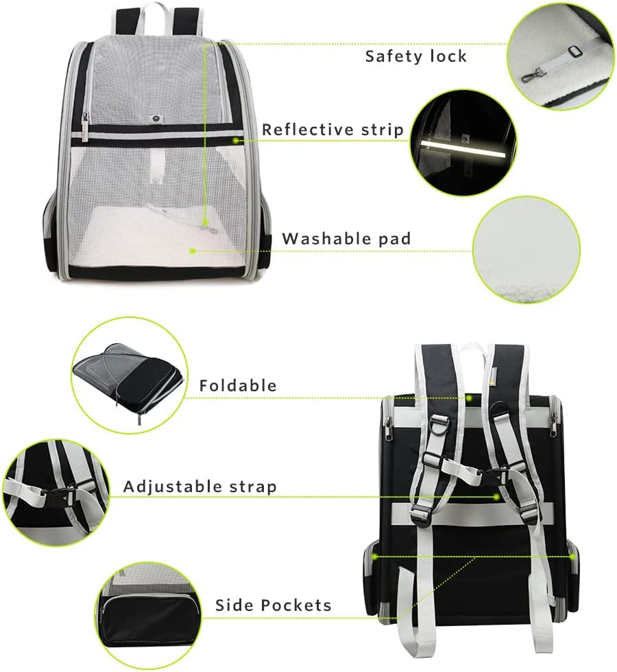 Bubble Backpack Pet Carrier for Cats and Dogs