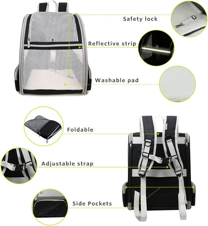 Bubble Backpack Pet Carrier for Cats and Dogs