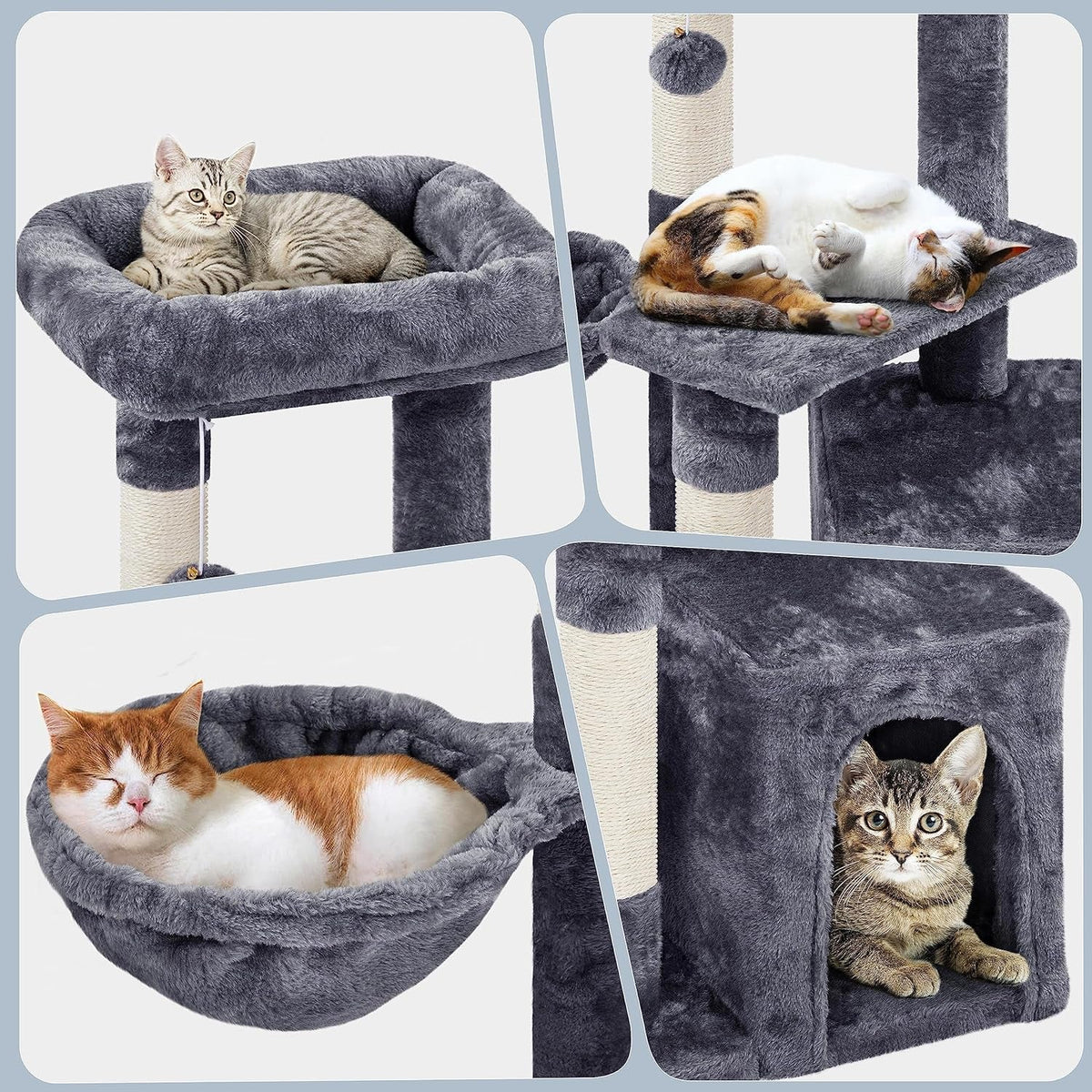 34 in Cat Condo with Extra Scratch Boards