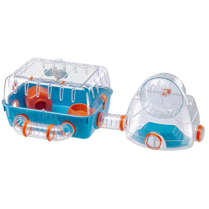 Combi 2 Starter Hamster Cage with Accessories, Blue