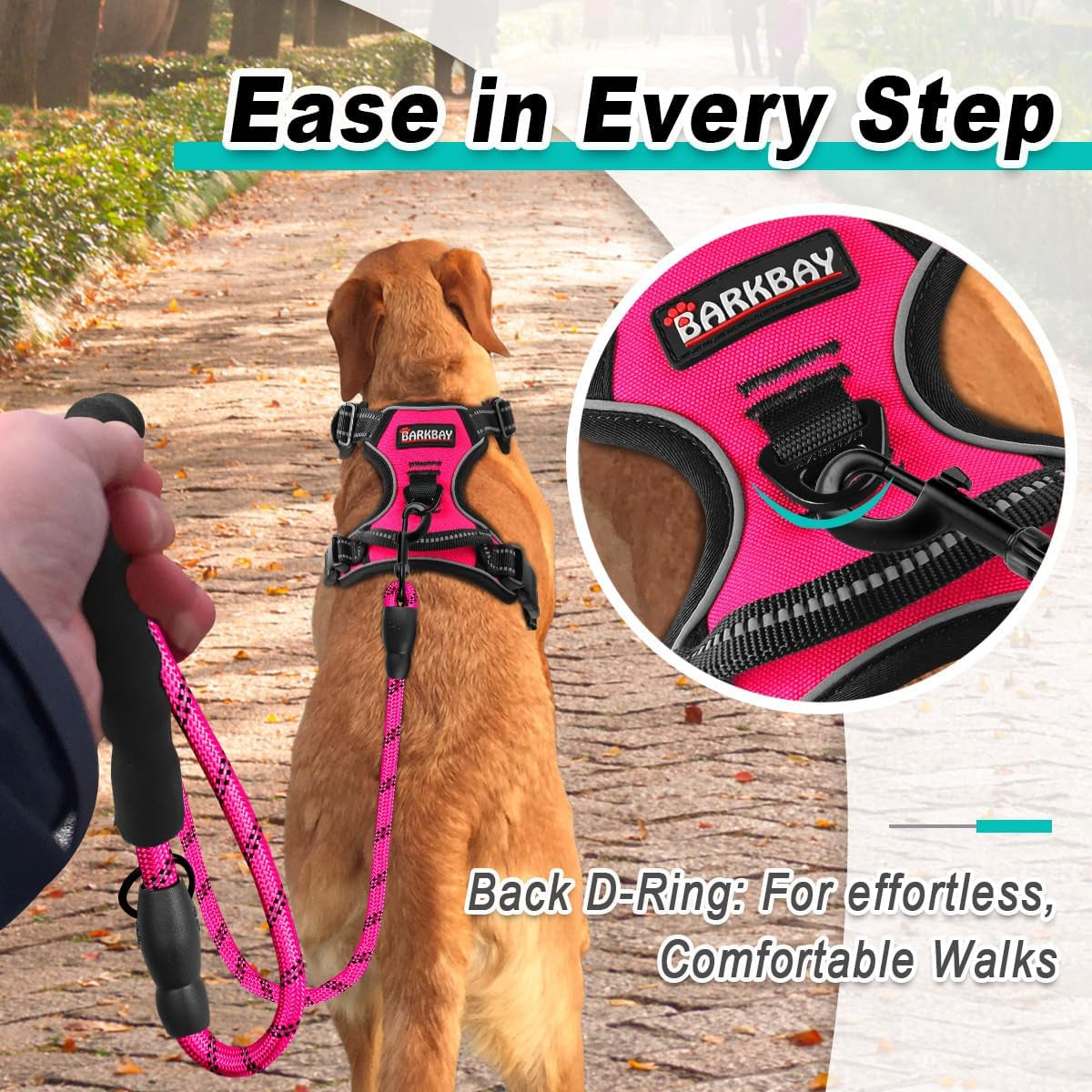 Reflective Oxford No-Pull Dog Harness, Small to XL