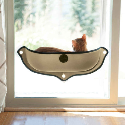 EZ Mount cat window perch kitty sill bed