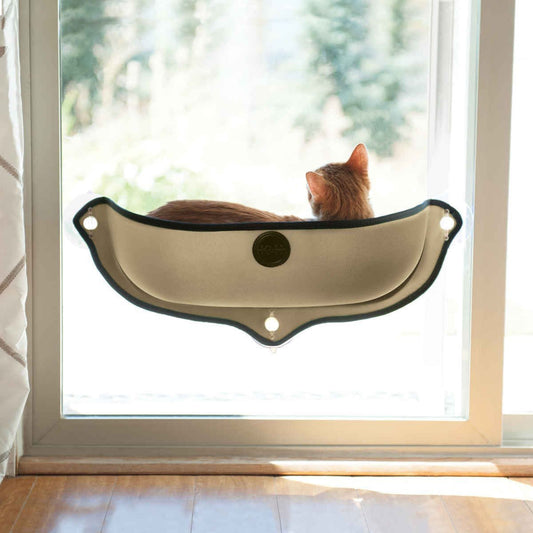 EZ Mount cat window perch kitty sill bed