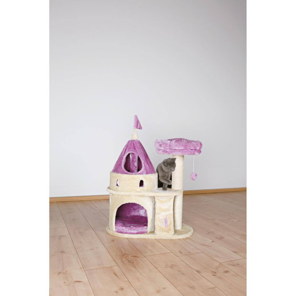 My Kitty Darling Cat Castle, Beige and Purple