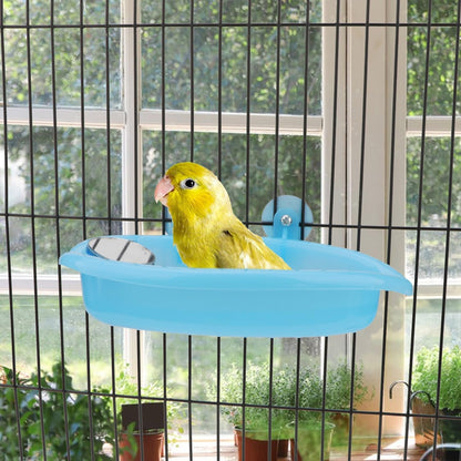 Portable Bird Bath with Mirror