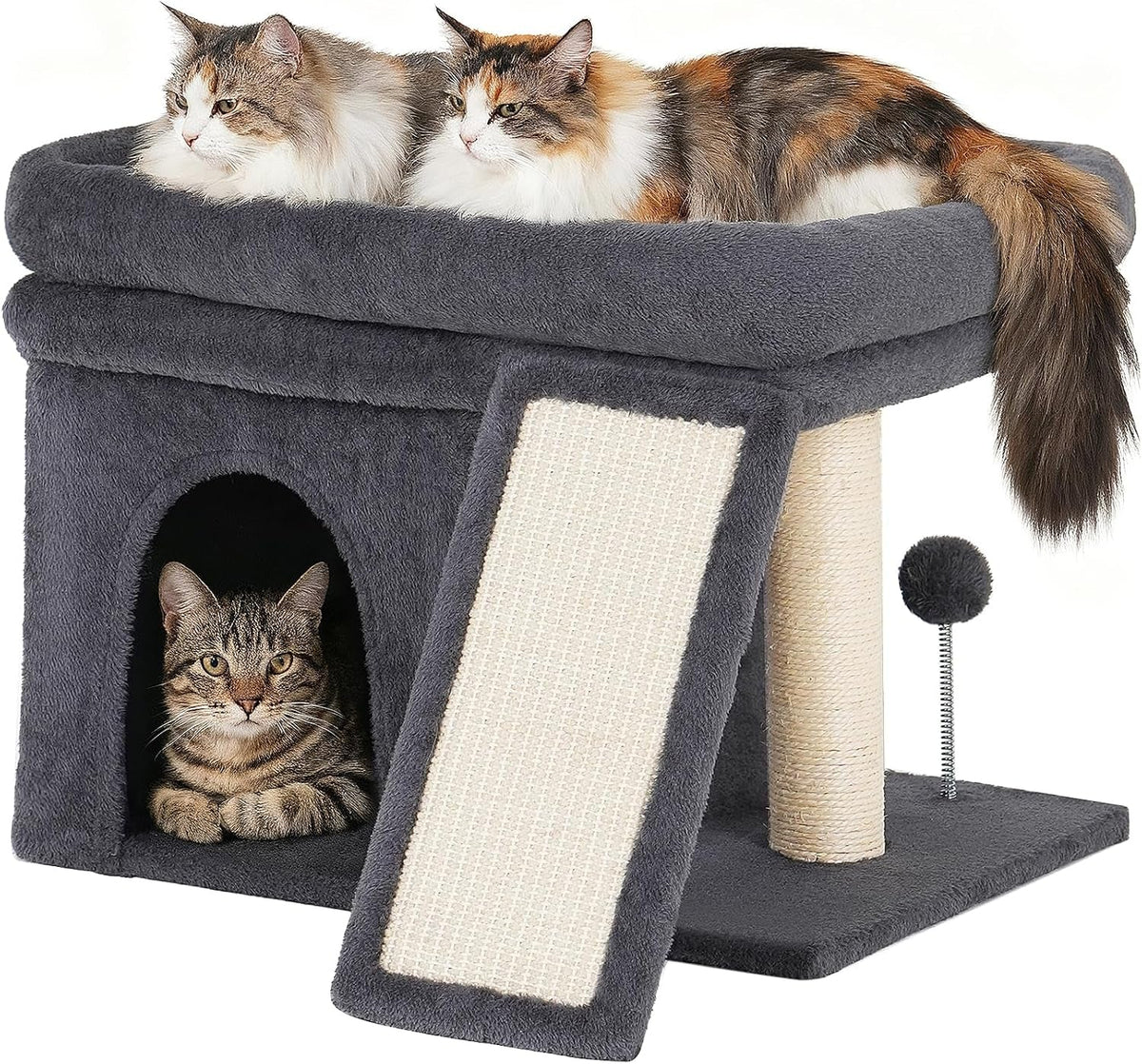 24 in Cat Tower with Perch, Condos and Scratching Post