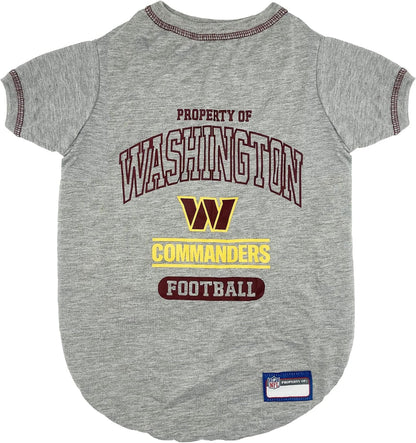 Pets First NFL Dog T-Shirt for Dogs & Cats – Team Tees, XS–XL