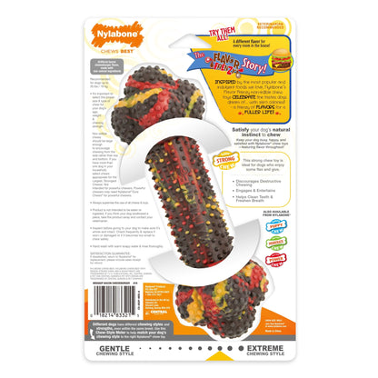 Flavor Frenzy Strong Chew Dog Toy, Bacon Cheeseburger