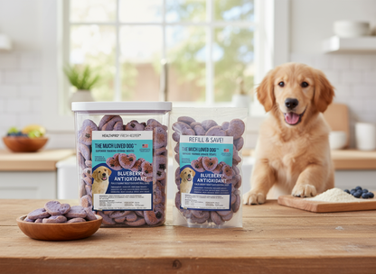 Much Loved Dog Blueberry Burst Treat Set