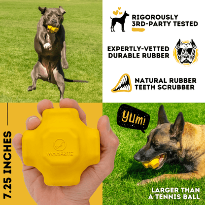 Juke Ball Heavy-Duty Rubber Dog Ball