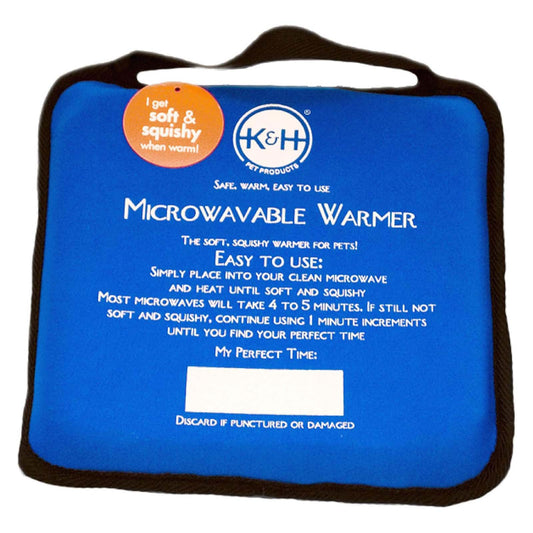 K&H Microwavable Pet Bed Warmer 9x9 – Cord-Free Warmth for Dogs & Cats