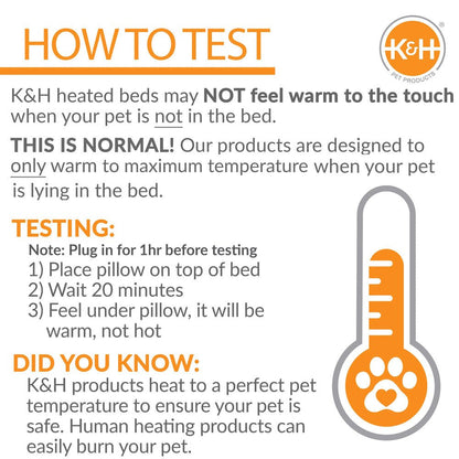 K&H heated cat mat removable cover