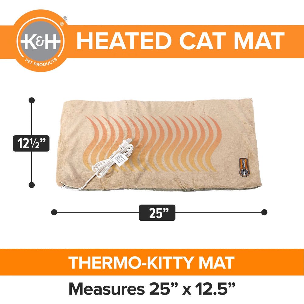 Thermo-Kitty heated cat mat indoor setup