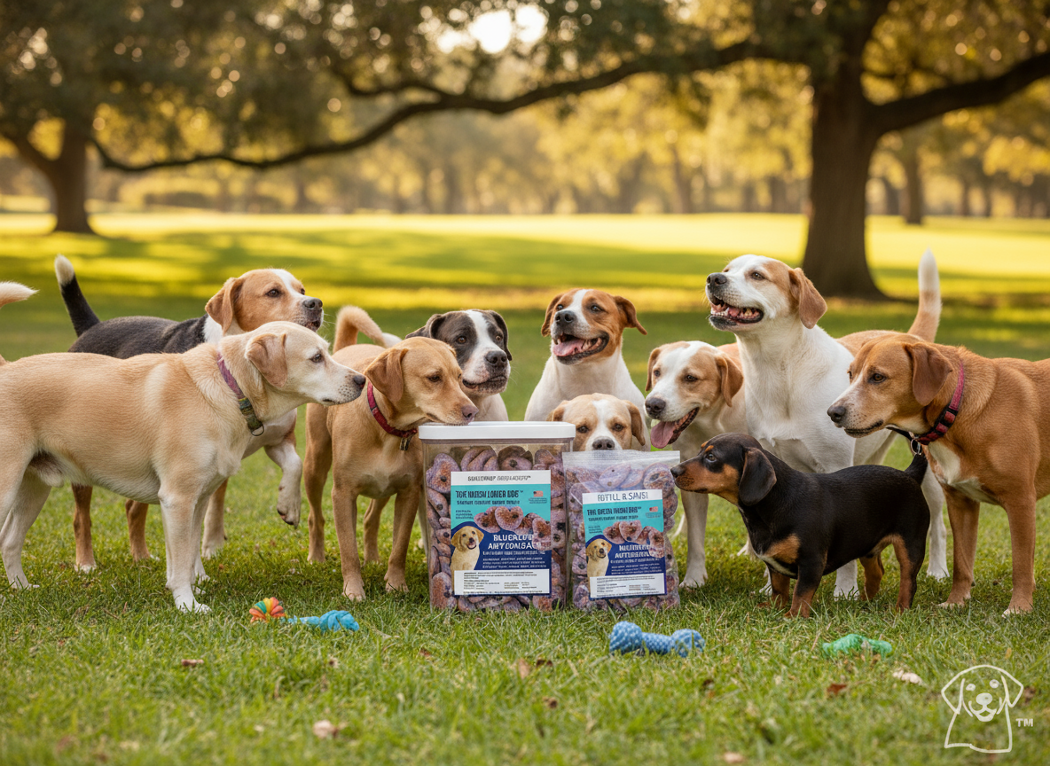 Much Loved Dog Blueberry Burst Treat Set