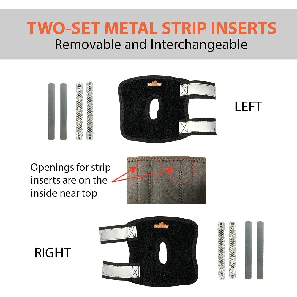 NeoAlly 3-in-1 Rear Leg Hock Brace for Small Dogs, Pair
