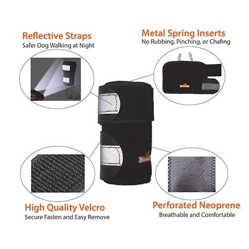 NeoAlly Dog Front Leg Brace with Spring Inserts, Pair