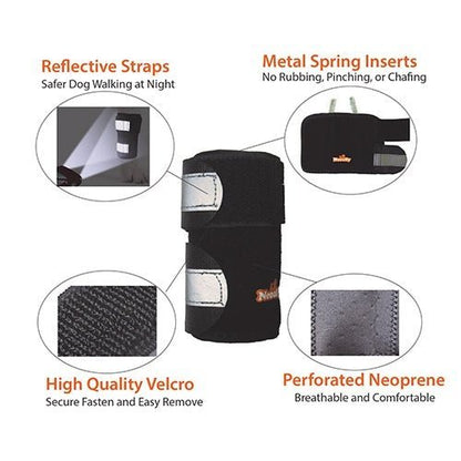 NeoAlly Dog Front Leg Brace with Spring Inserts, Pair