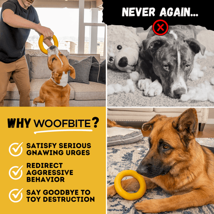 Clutch Ring Heavy-Duty Rubber Tug Ring for Dogs