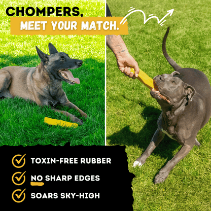Power Stick Heavy-Duty Rubber Chew Toy for Dogs