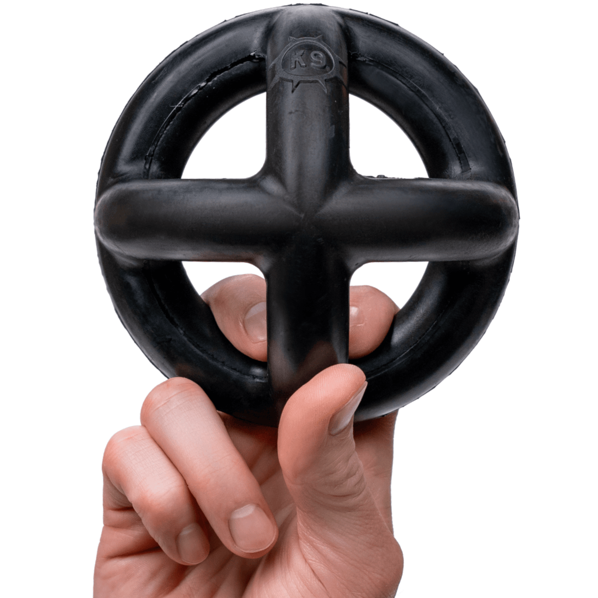 Natural Rubber Ring Ball Dog Toy for Strong Chewers
