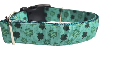 Lucky Clover Nylon Dog Collar