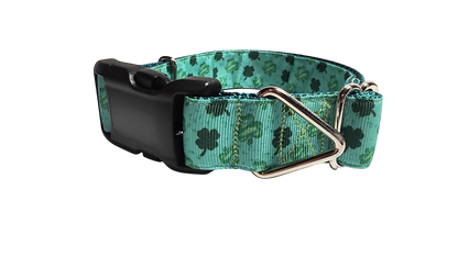Lucky Clover Nylon Dog Collar