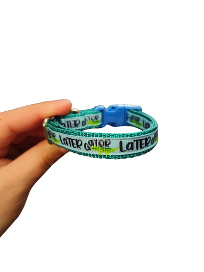 1/2" Later Gator Nylon Dog / Cat Collar