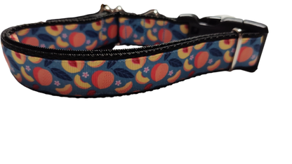 Peach Blossoms Nylon Dog Collar