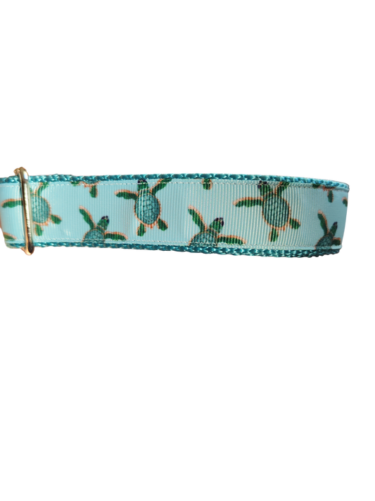 Baby Sea Turtles Nylon Dog Collar