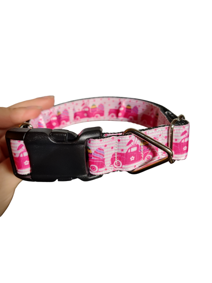 Bunny Easter Truck Nylon Dog Collar